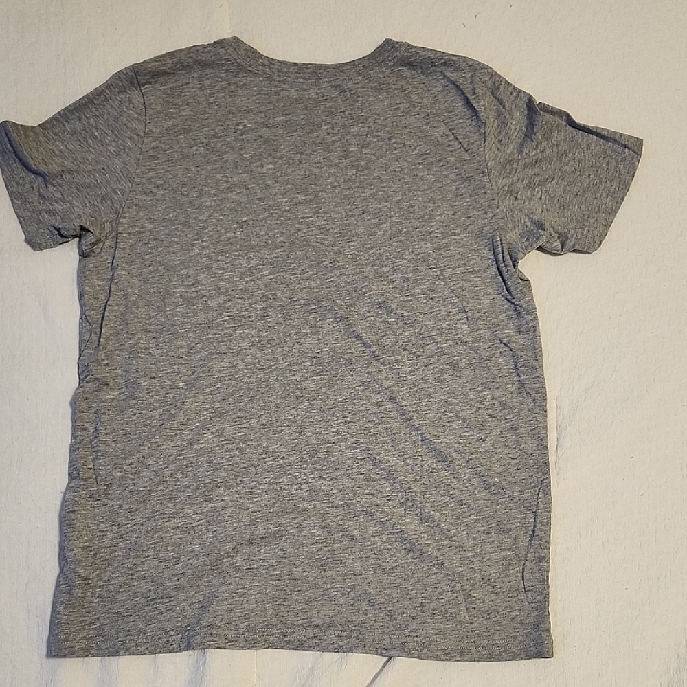 Adidas Gray Tee with Stars and Stripes Logo - Picture 3 of 3